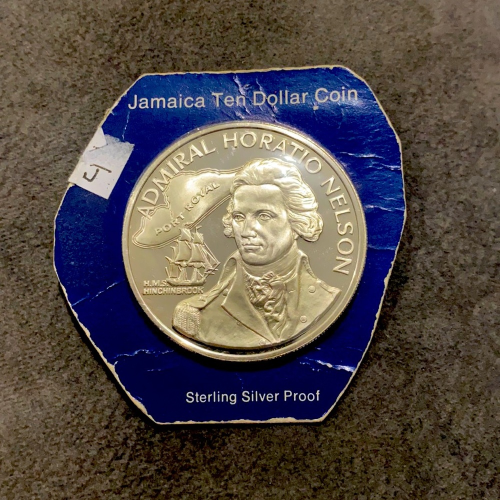 Admiral horatio Nelson 1oz silver coin